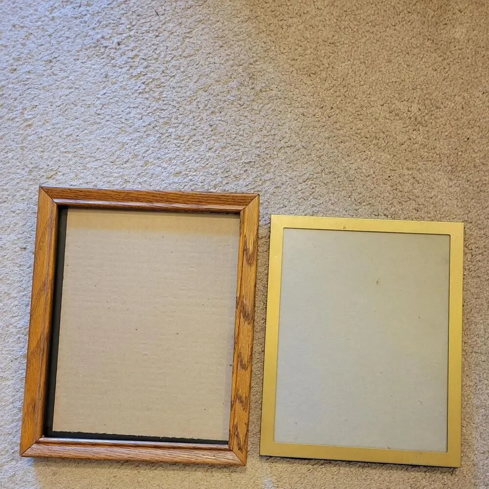 Picture frames size 8x10 wood and Gold